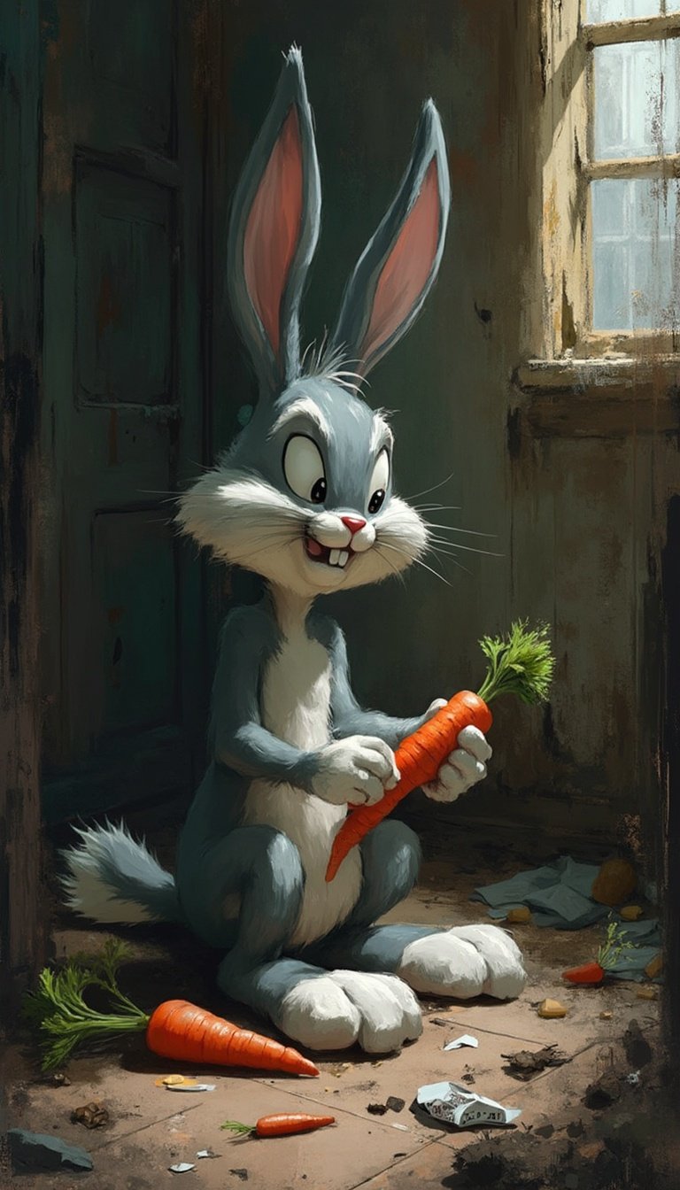 AI-Generated Bugs Bunny Artwork: A Creative Collaboration with Freepik and Sandip Mittal